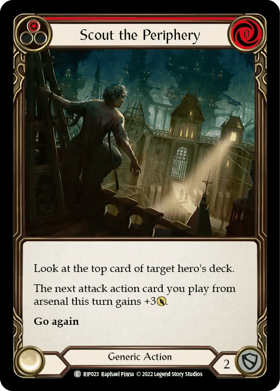 Scout the Periphery (Red) — Riptide - Blitz Deck — Flesh and Blood