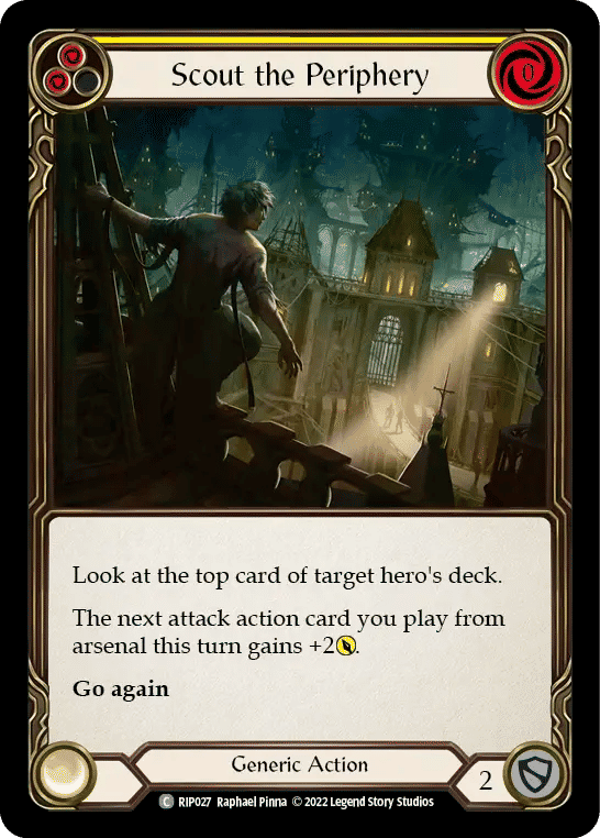Scout the Periphery (Yellow) — Riptide - Blitz Deck — Flesh and Blood