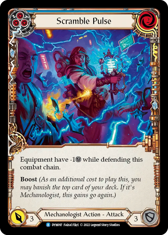 Scramble Pulse (Blue) — Dynasty — Flesh and Blood