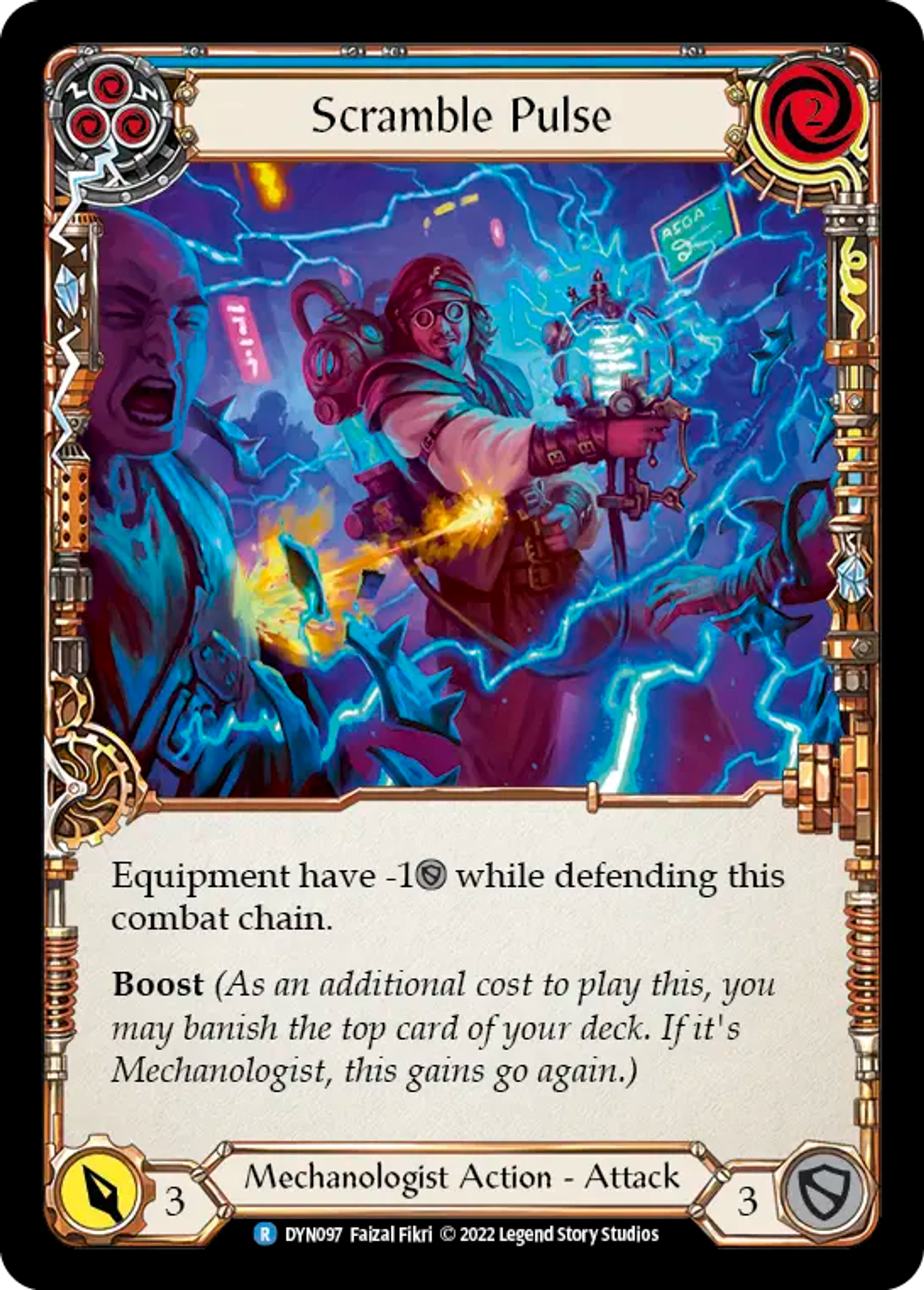 Scramble Pulse (Blue) — Dynasty — Flesh and Blood
