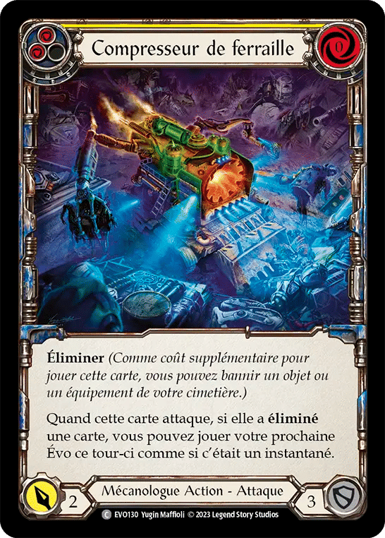 Compresseur de ferraille — Bright Lights — Flesh and Blood