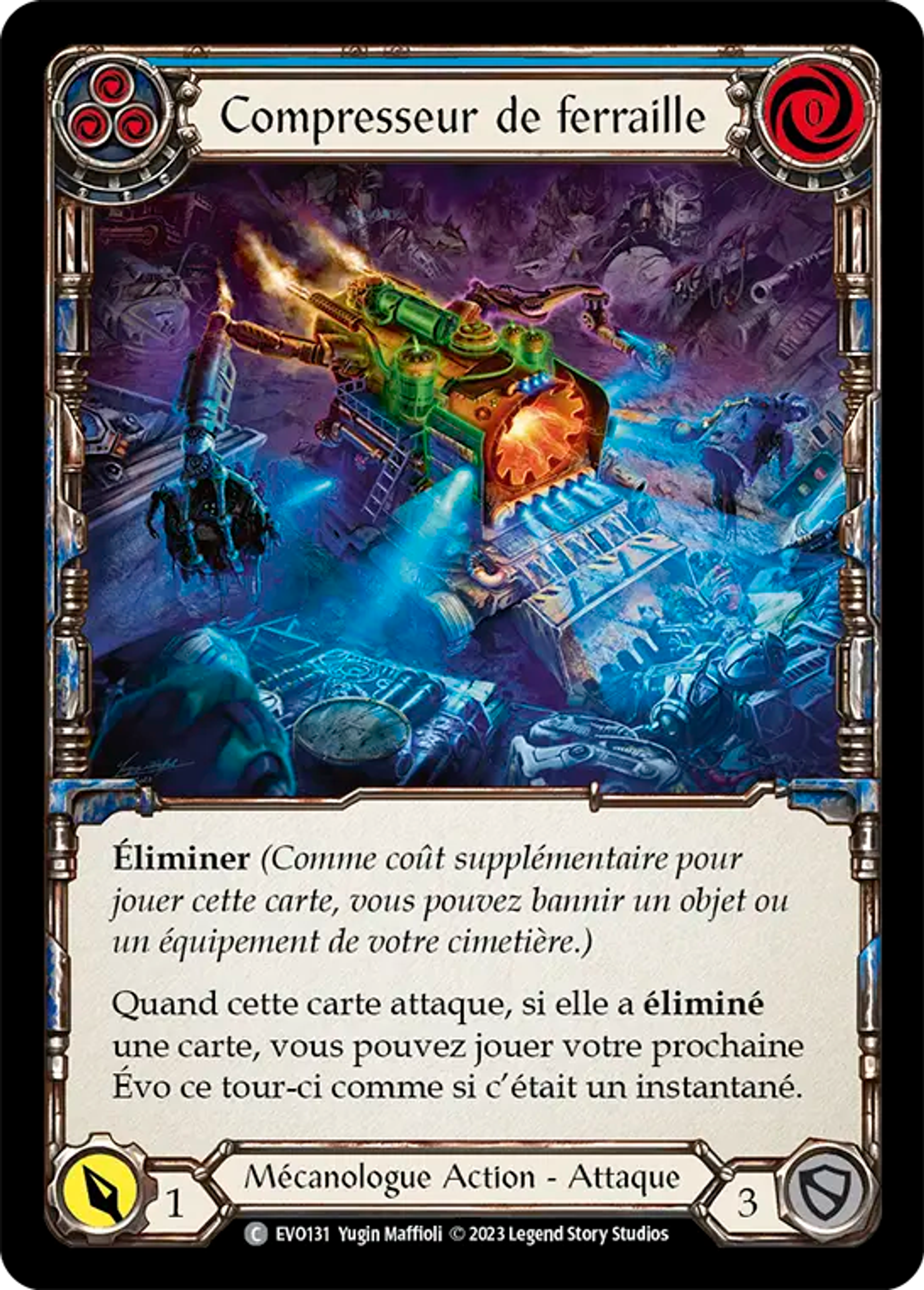 Compresseur de ferraille — Bright Lights — Flesh and Blood