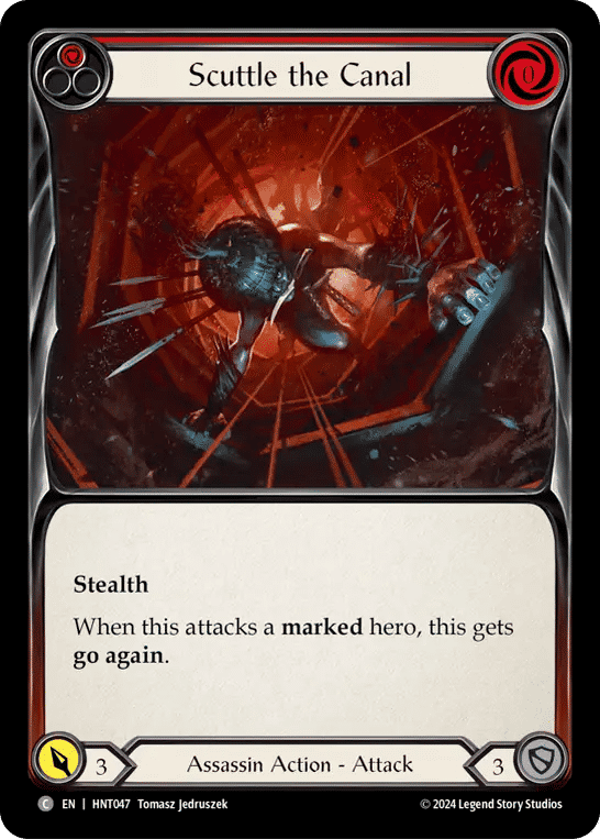 Scuttle the Canal (Red) — The Hunted — Flesh and Blood