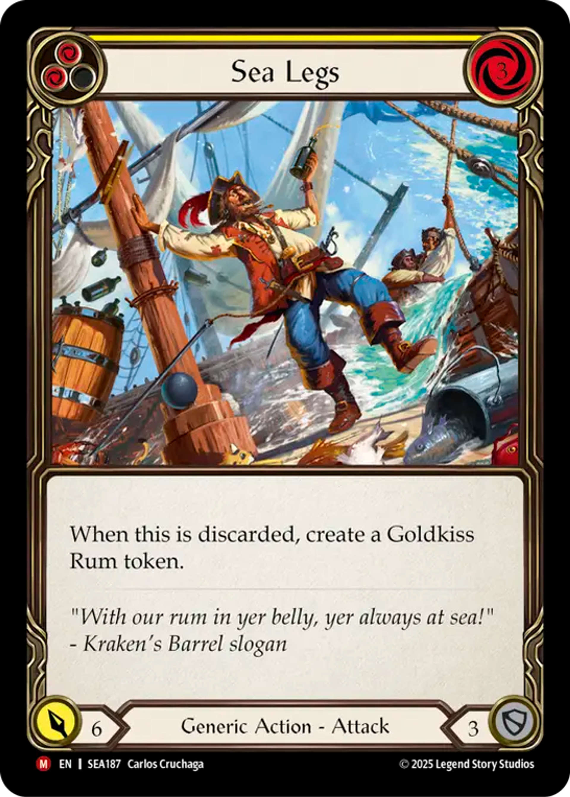Pied marin — High Seas — Flesh and Blood