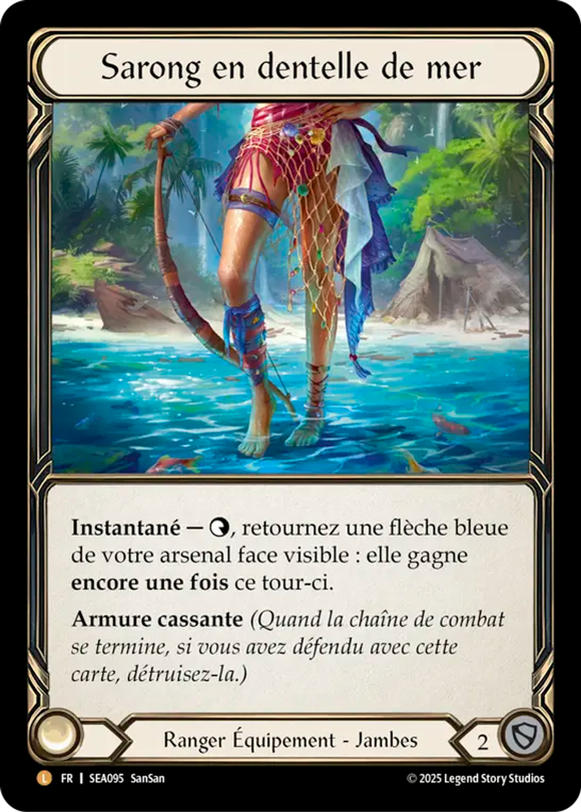 Sarong en dentelle de mer — High Seas — Flesh and Blood