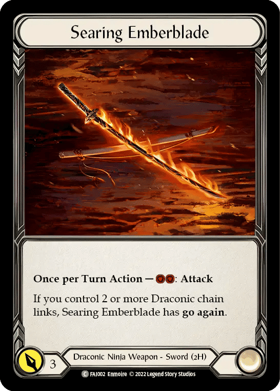 Searing Emberblade — Fai - Blitz Deck — Flesh and Blood