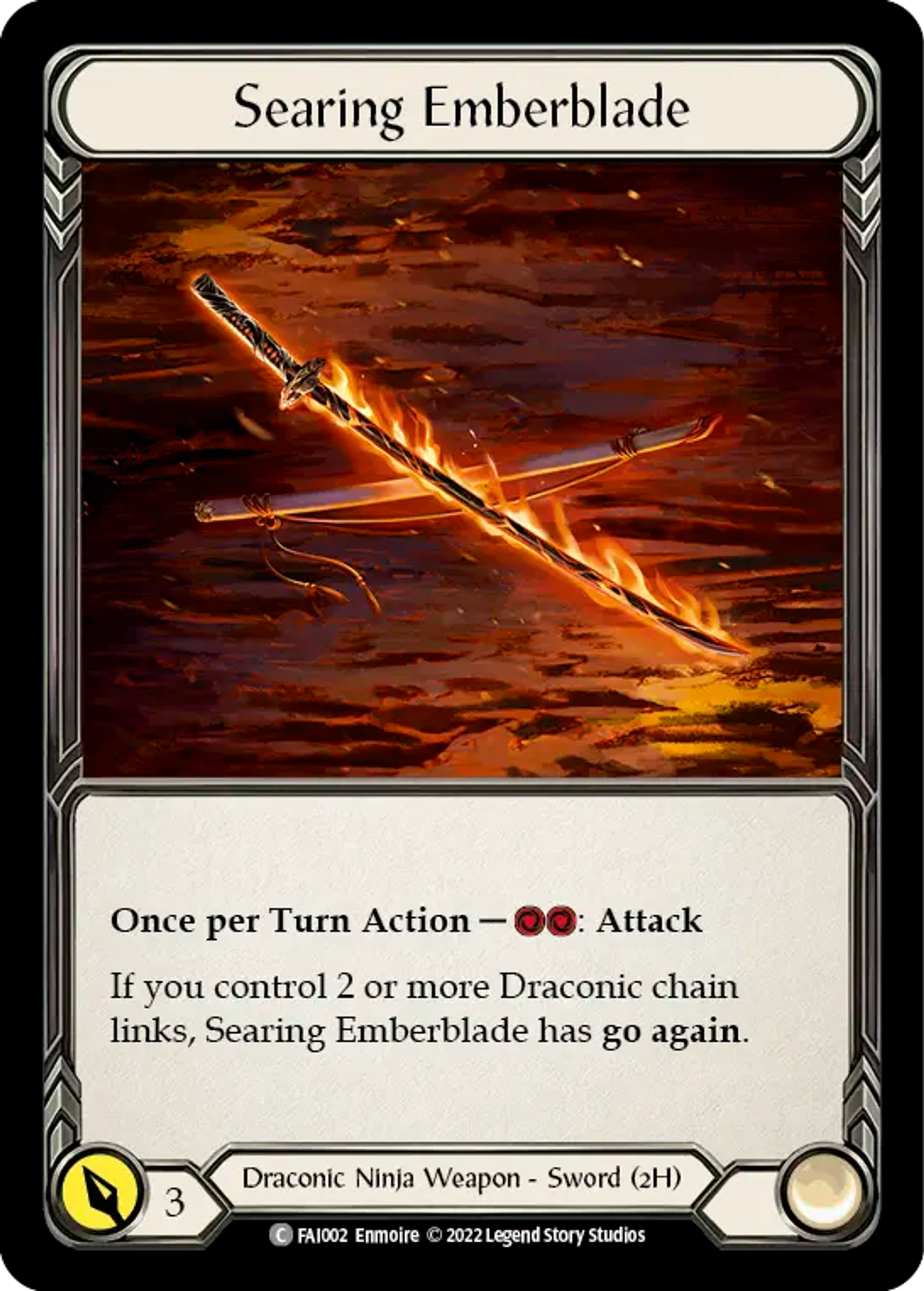 Searing Emberblade — Fai - Blitz Deck — Flesh and Blood