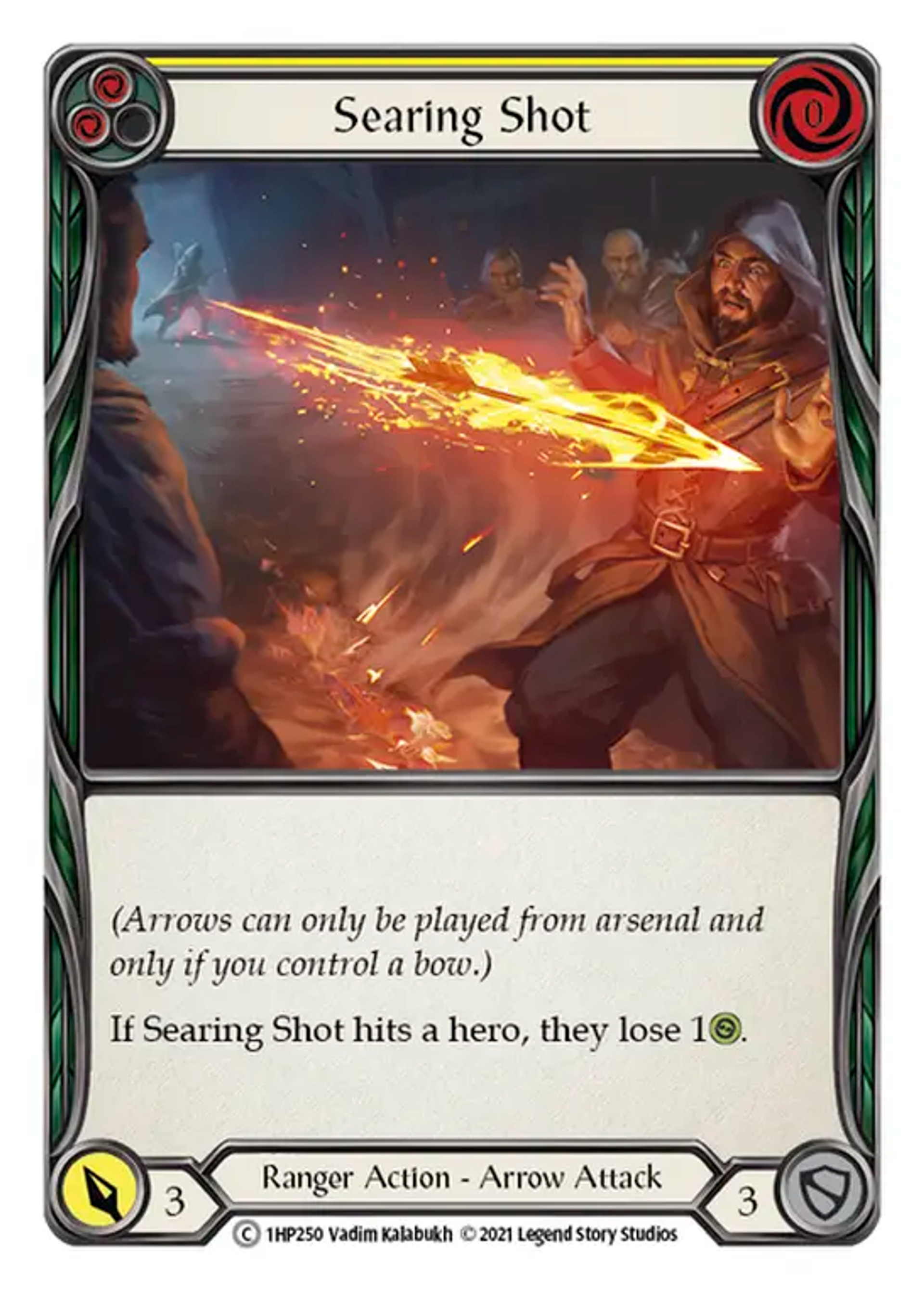 Searing Shot (Yellow) — History Pack 1 — Flesh and Blood