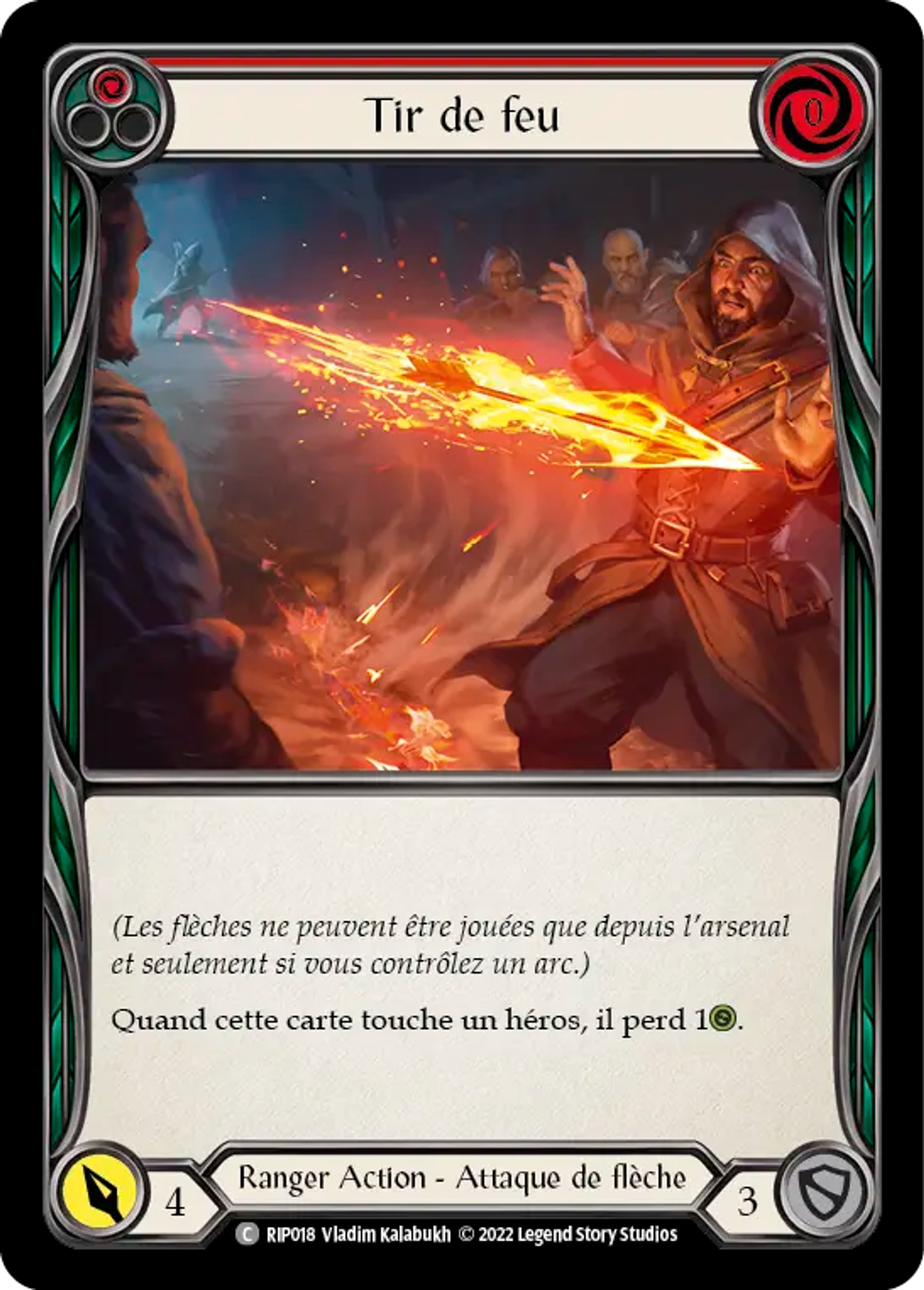 Tir de feu — Riptide - Blitz Deck — Flesh and Blood