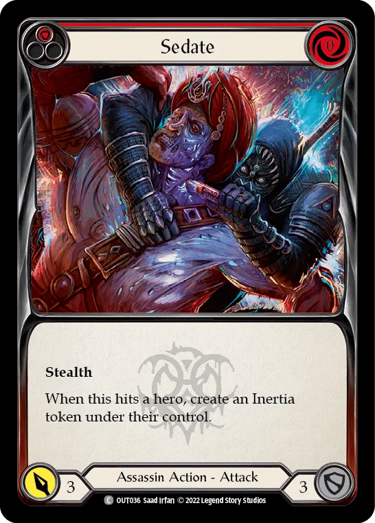 Sedate (Red) — Outsiders — Flesh and Blood
