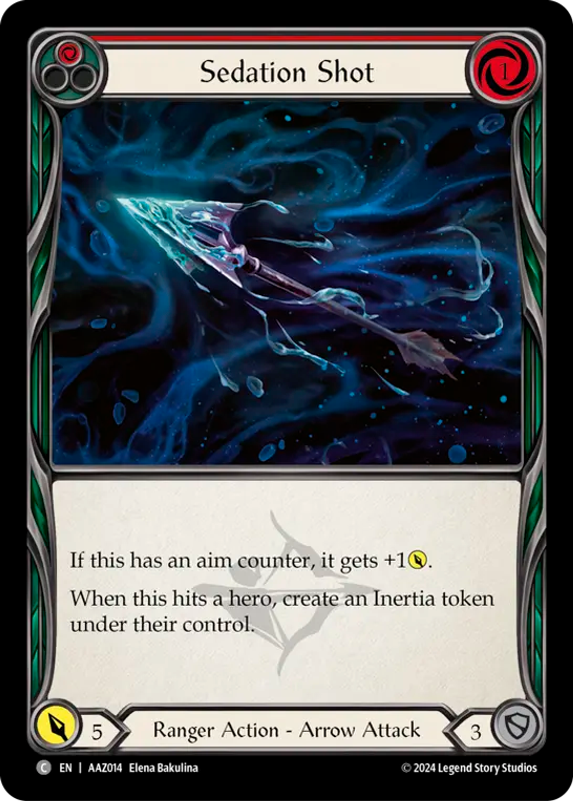 Sedation Shot (Red) — Armory Deck - Azalea, Ace in the Hole — Flesh and Blood