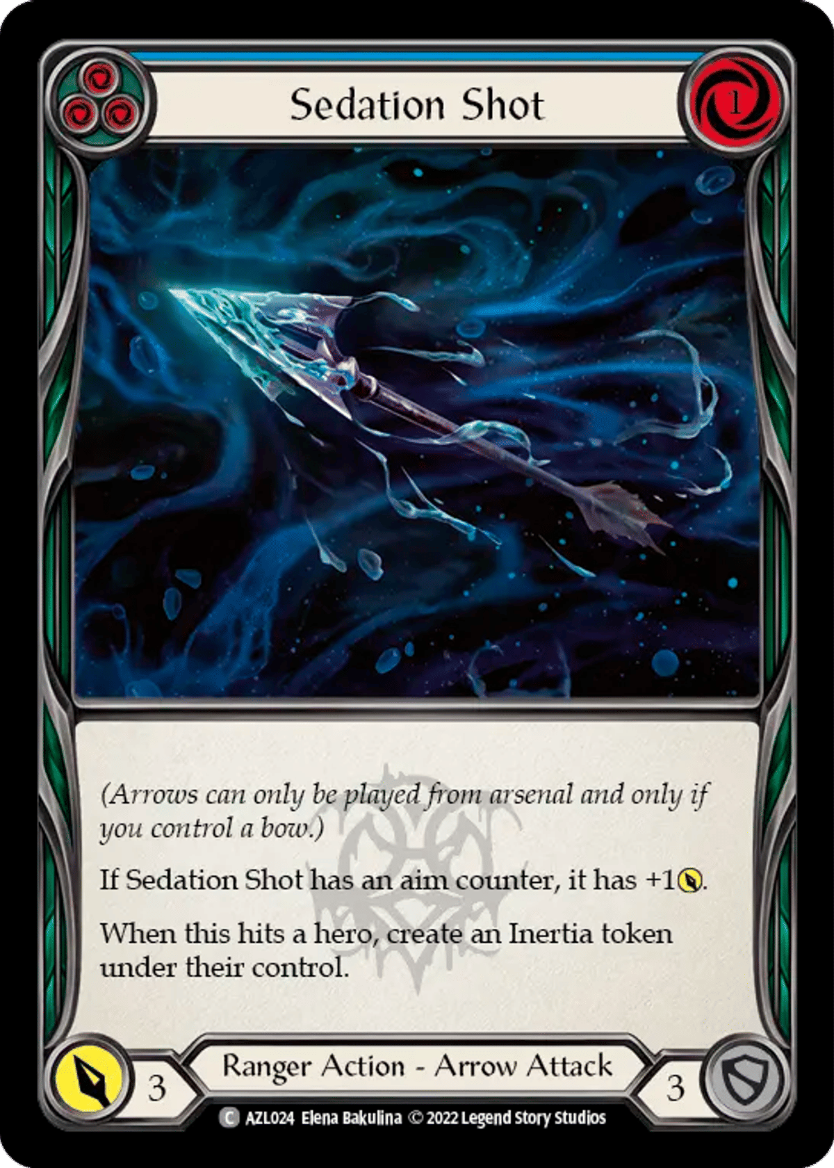 Sedation Shot (Blue) from Azalea - Blitz Deck - Flesh and Blood