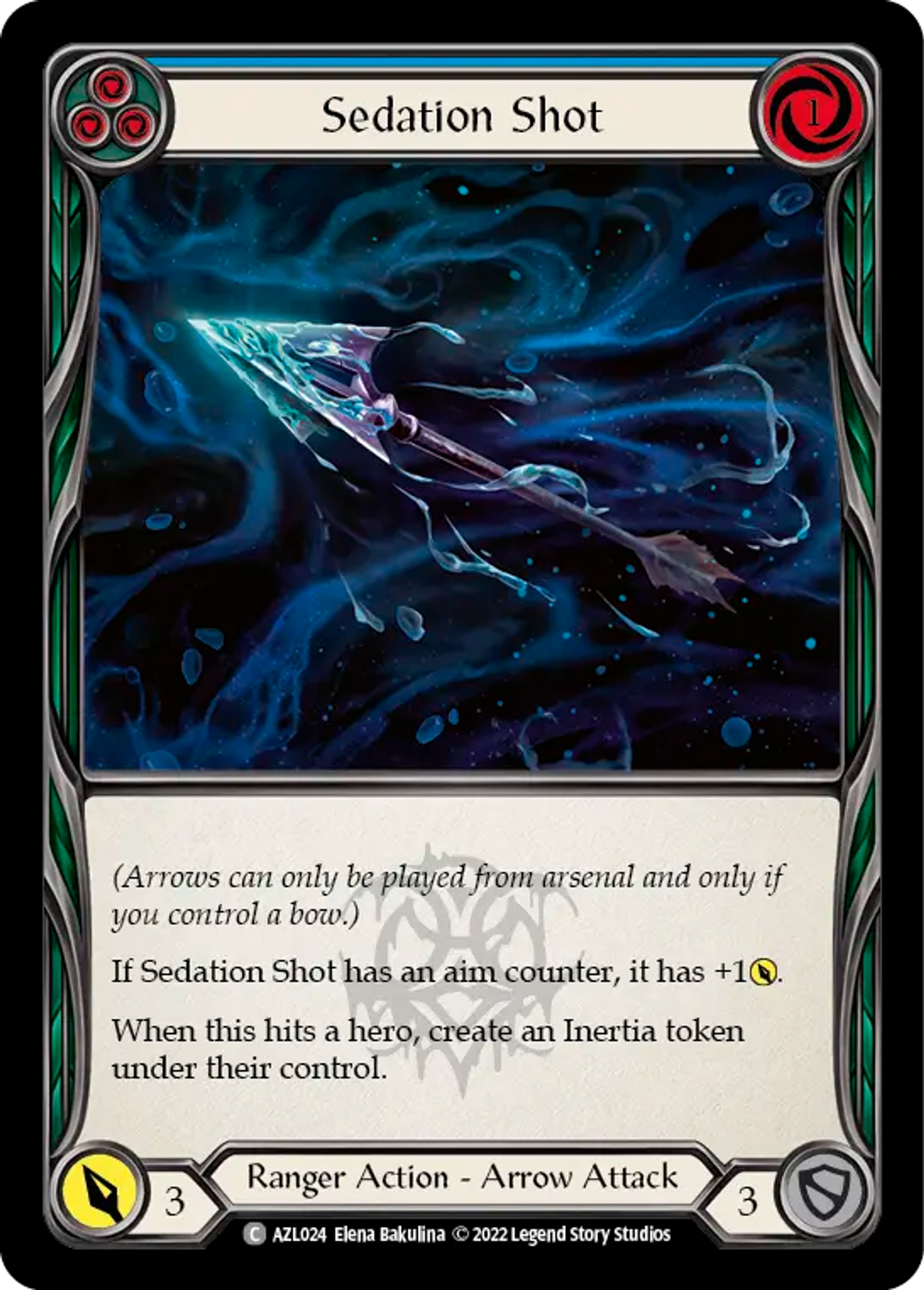 Sedation Shot (Blue) — Azalea - Blitz Deck — Flesh and Blood