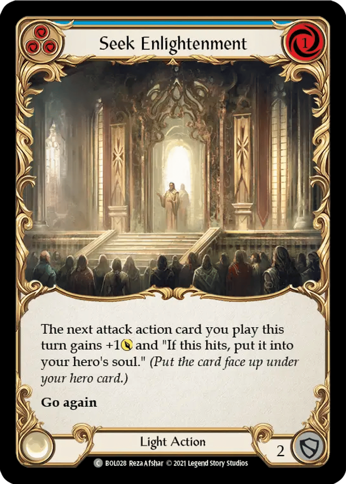 Seek Enlightenment (Blue) from Boltyn - Blitz Deck - Flesh and Blood