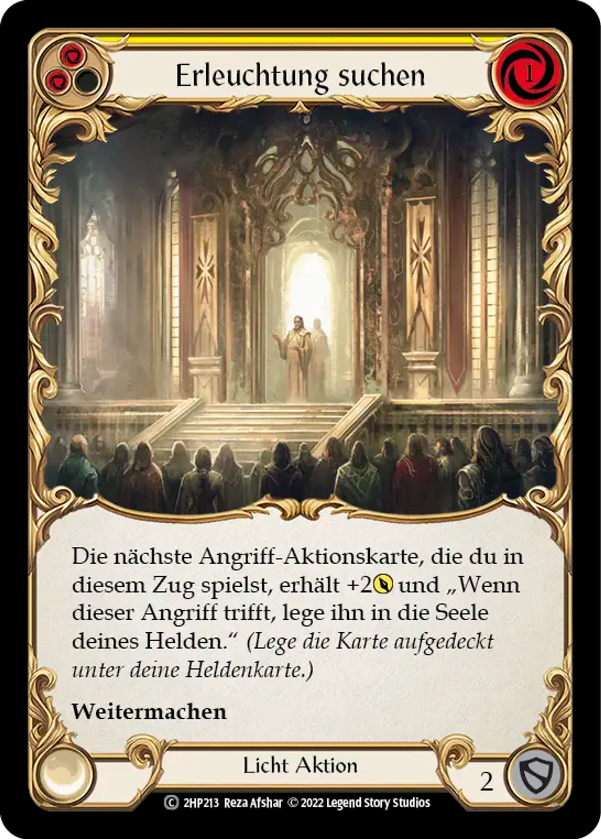 Seek Enlightenment (Yellow) — History Pack 2 - Black Label — Flesh and Blood