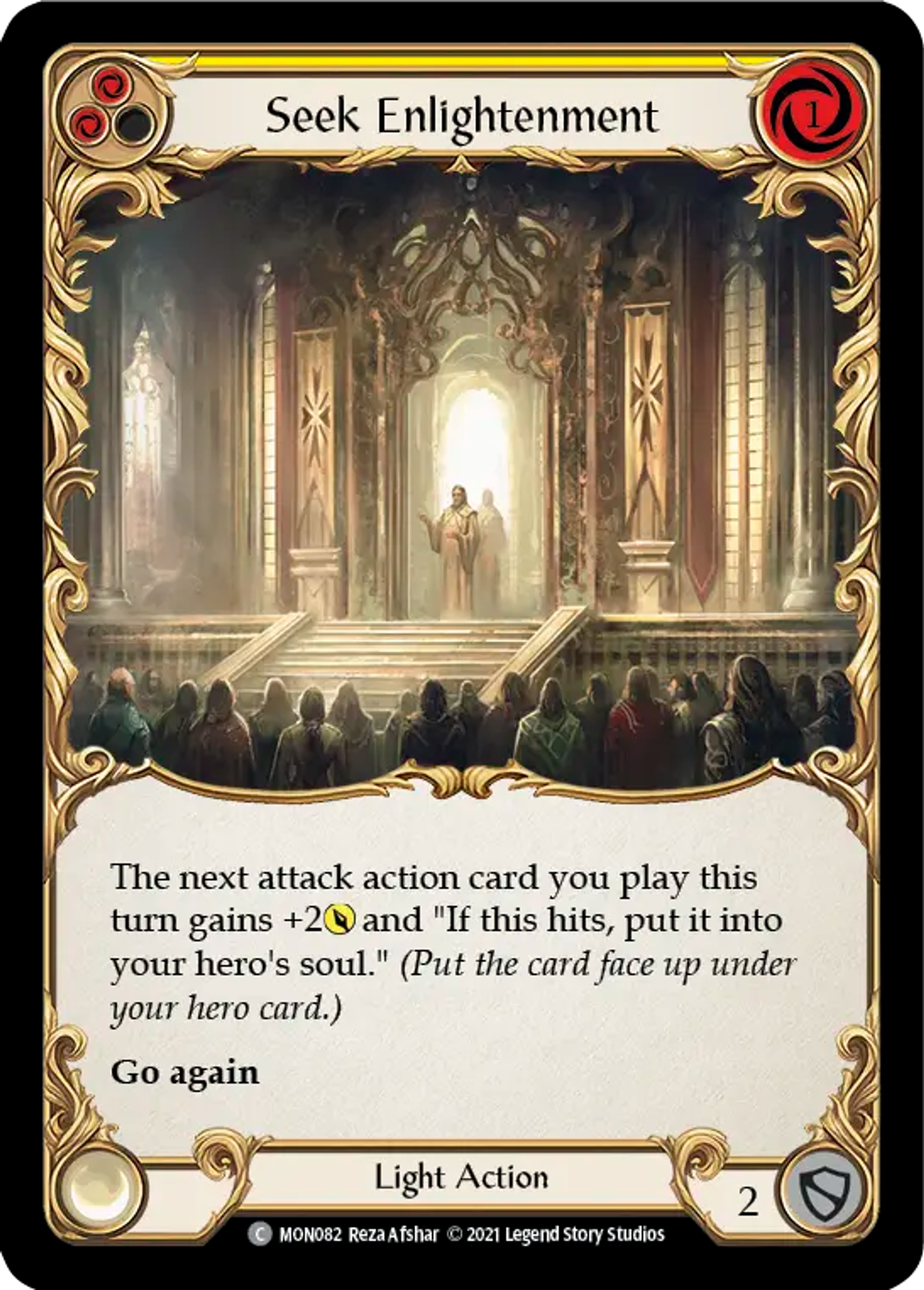 Seek Enlightenment (Yellow) — Monarch — Flesh and Blood