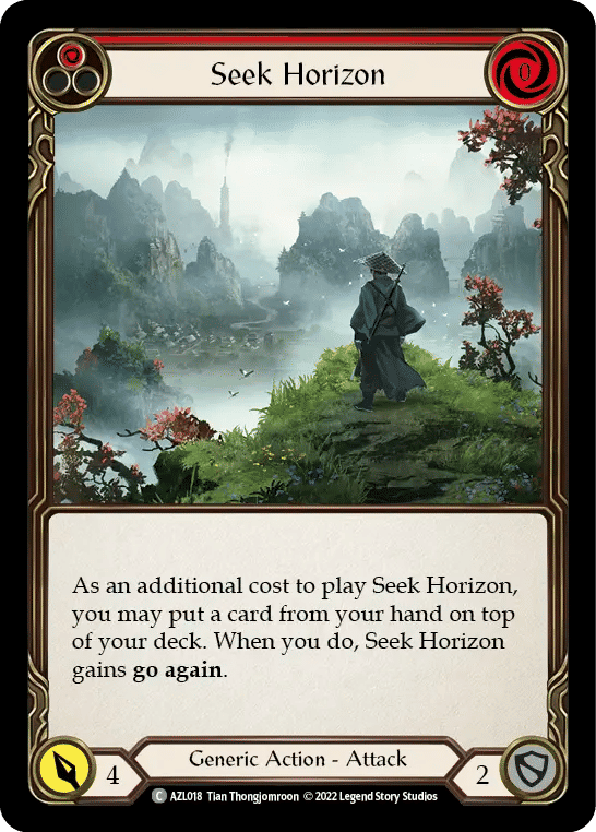 Seek Horizon (Red) — Azalea - Blitz Deck — Flesh and Blood