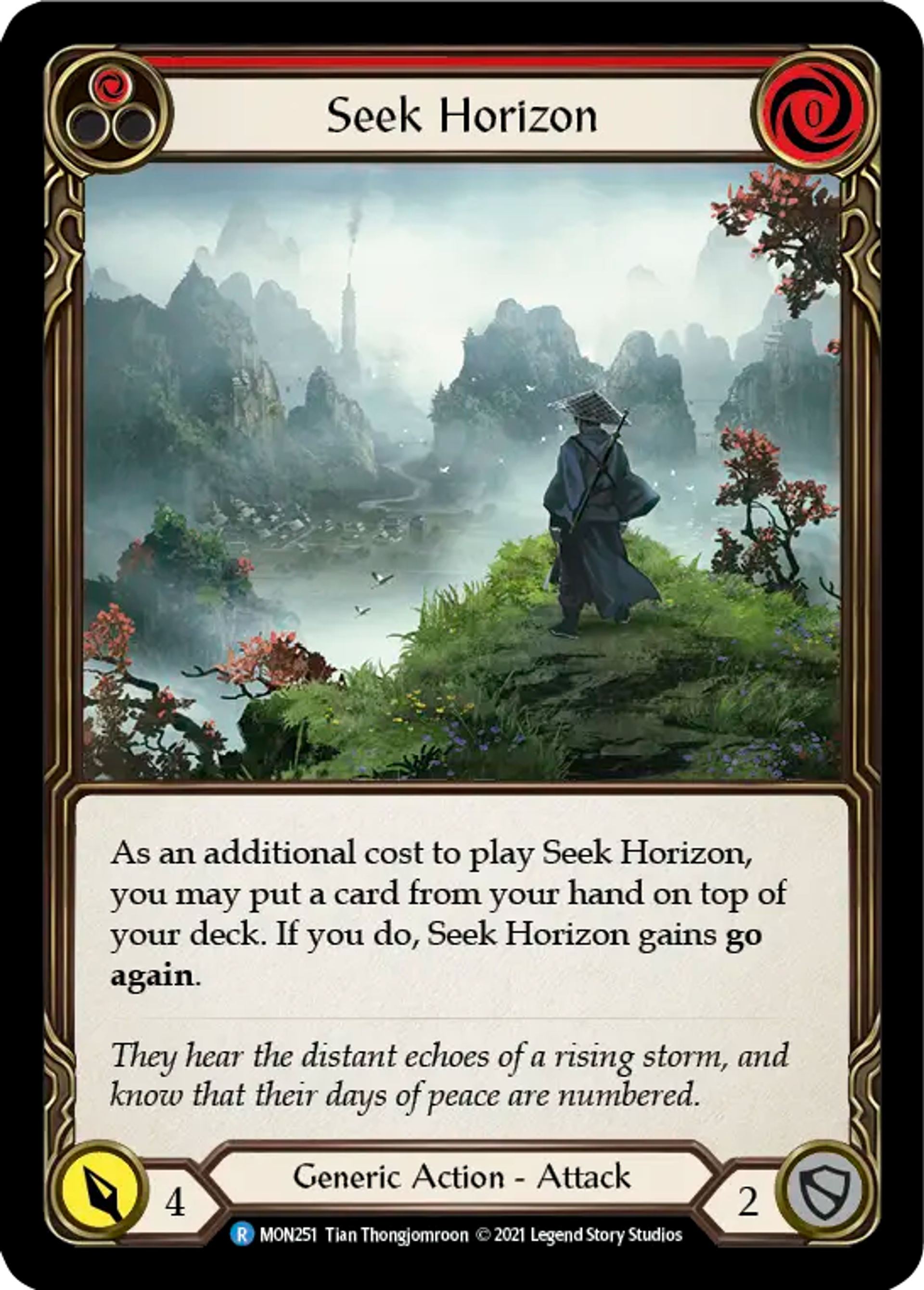 Seek Horizon (Red) — Monarch — Flesh and Blood