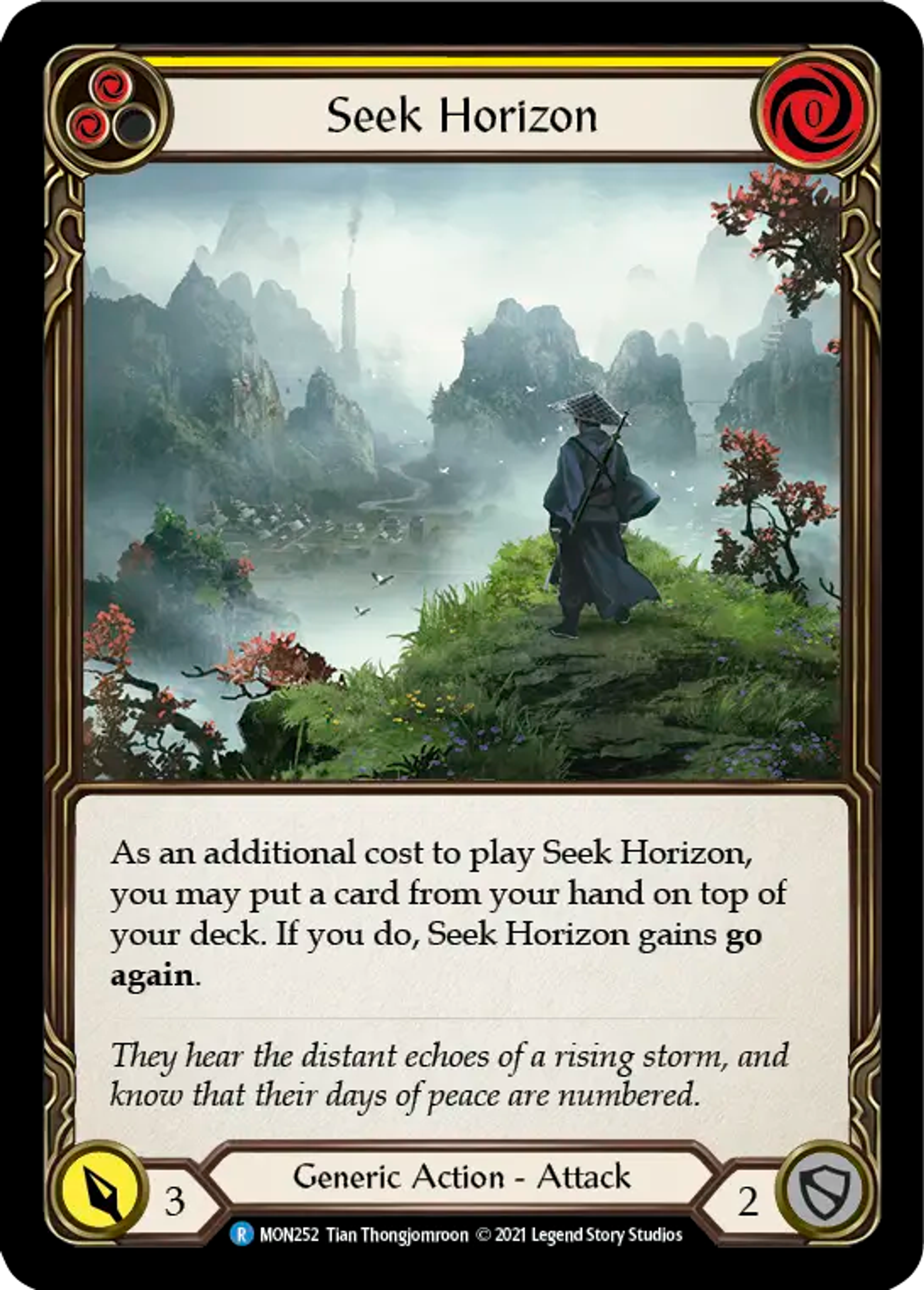 Seek Horizon (Yellow) — Monarch — Flesh and Blood