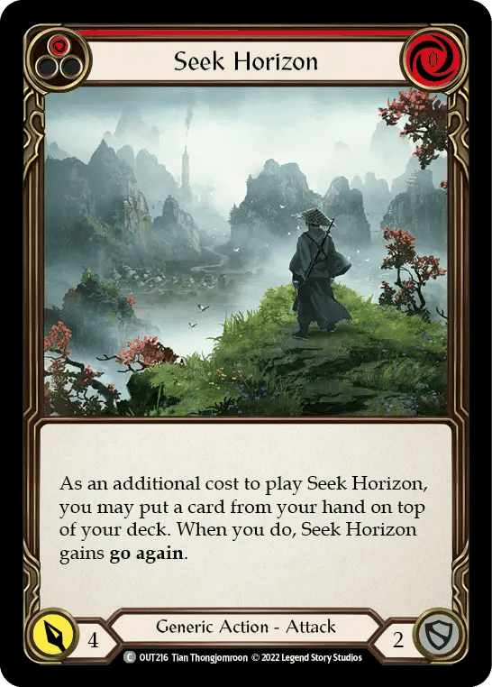 Seek Horizon (Red) — Outsiders — Flesh and Blood