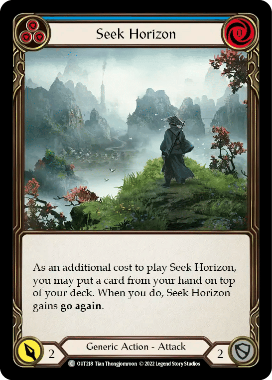 Seek Horizon (Blue) — Outsiders — Flesh and Blood