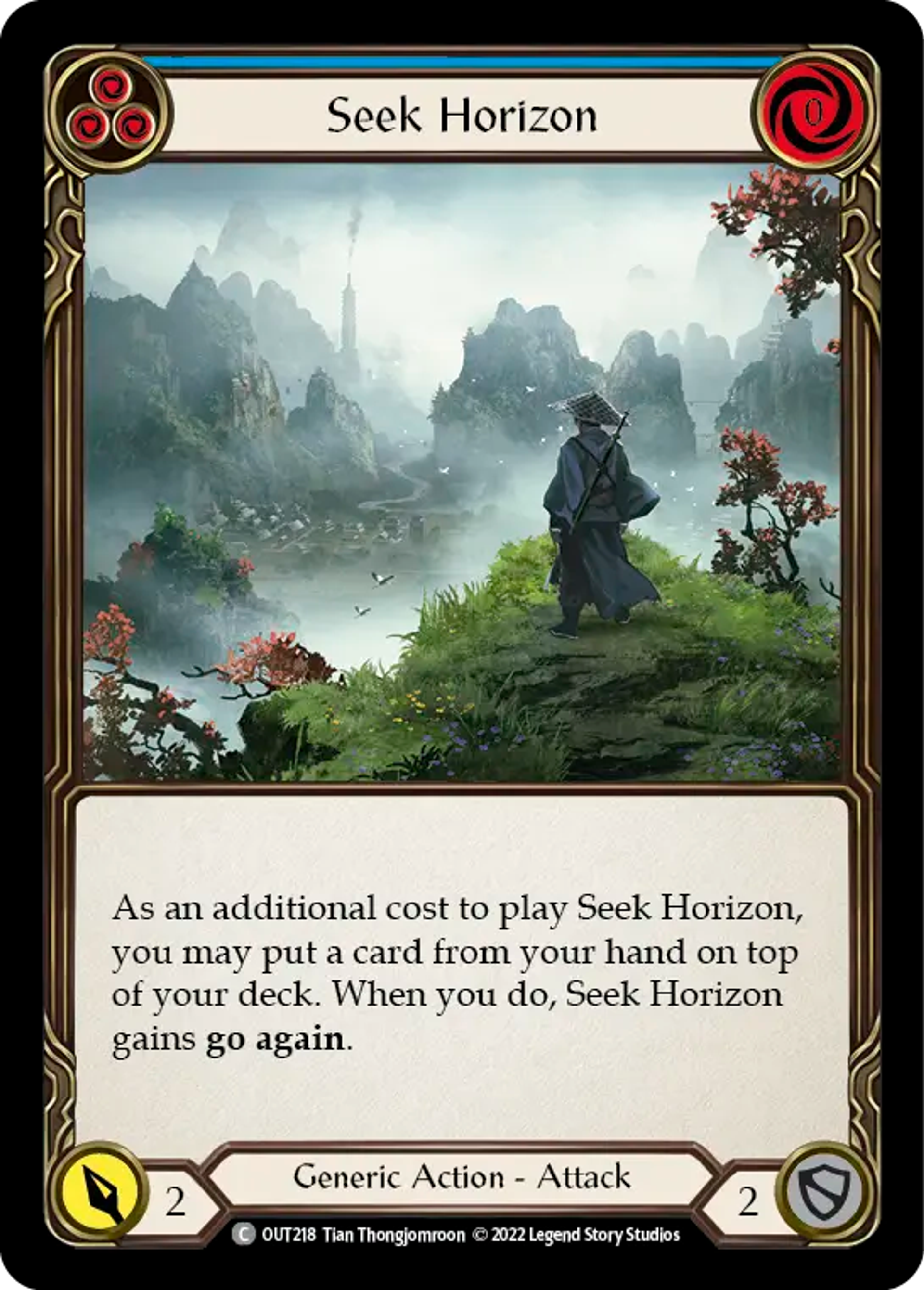Seek Horizon (Blue) — Outsiders — Flesh and Blood