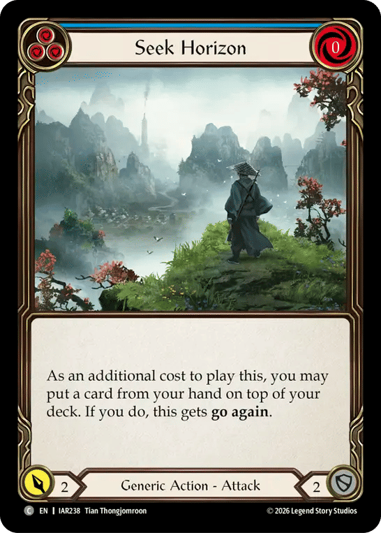 Seek Horizon (Blue) — Usurp the Shadow Throne — Flesh and Blood