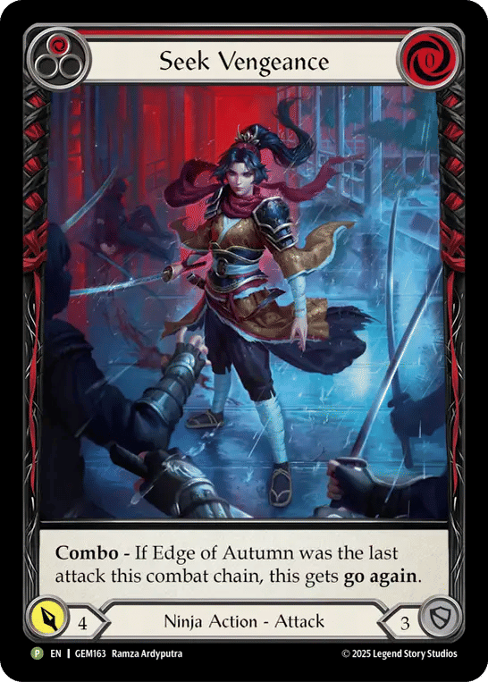 Seek Vengeance — GEM - Pack 5 — Flesh and Blood