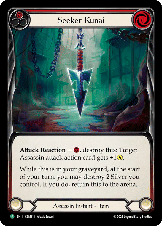 Seeker Kunai — GEM - Pack 4 — Flesh and Blood