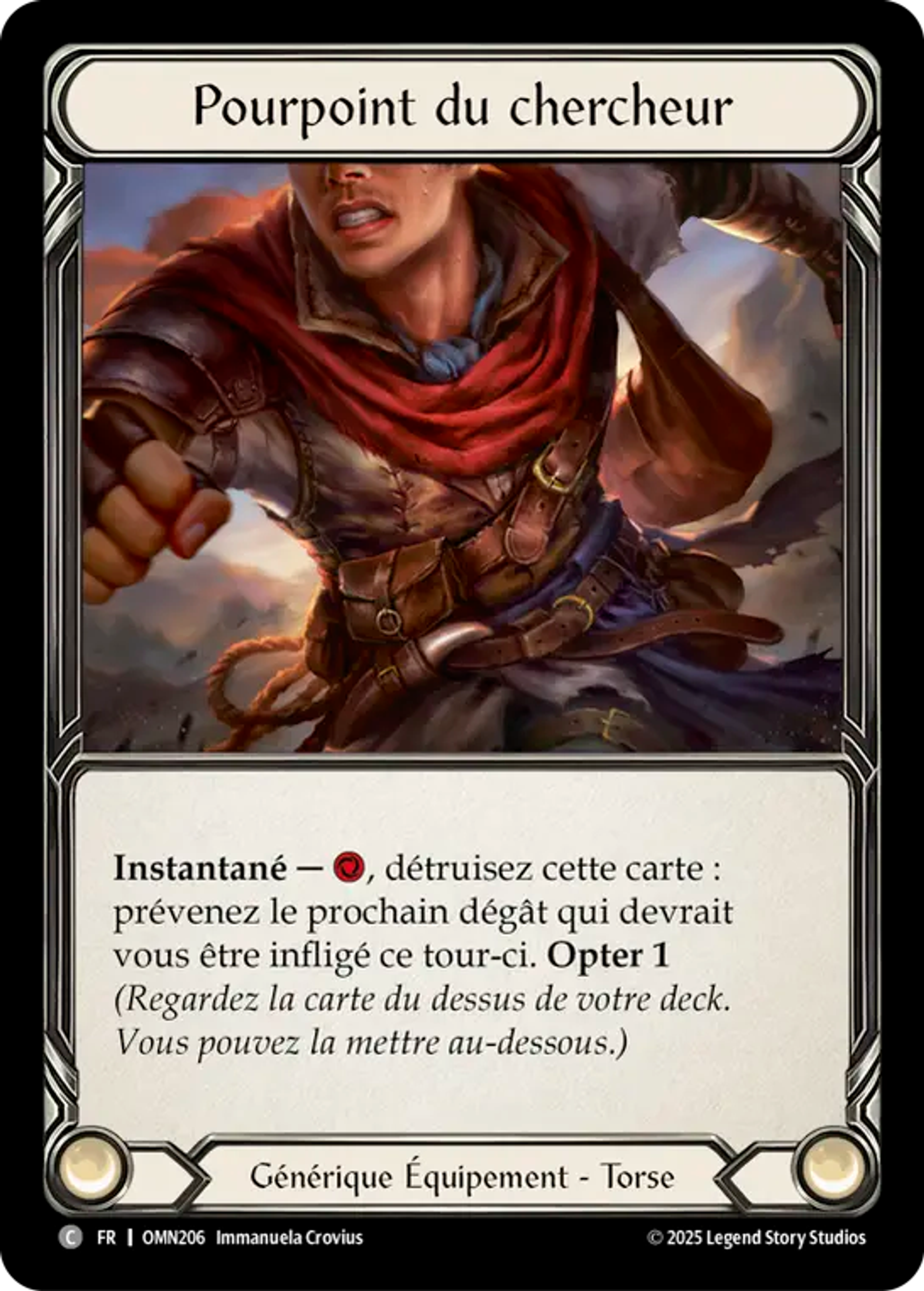 Pourpoint du chercheur — Omens of the Third Age — Flesh and Blood