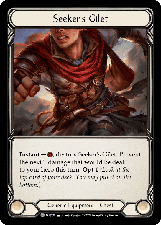 Seeker's Gilet — Outsiders — Flesh and Blood