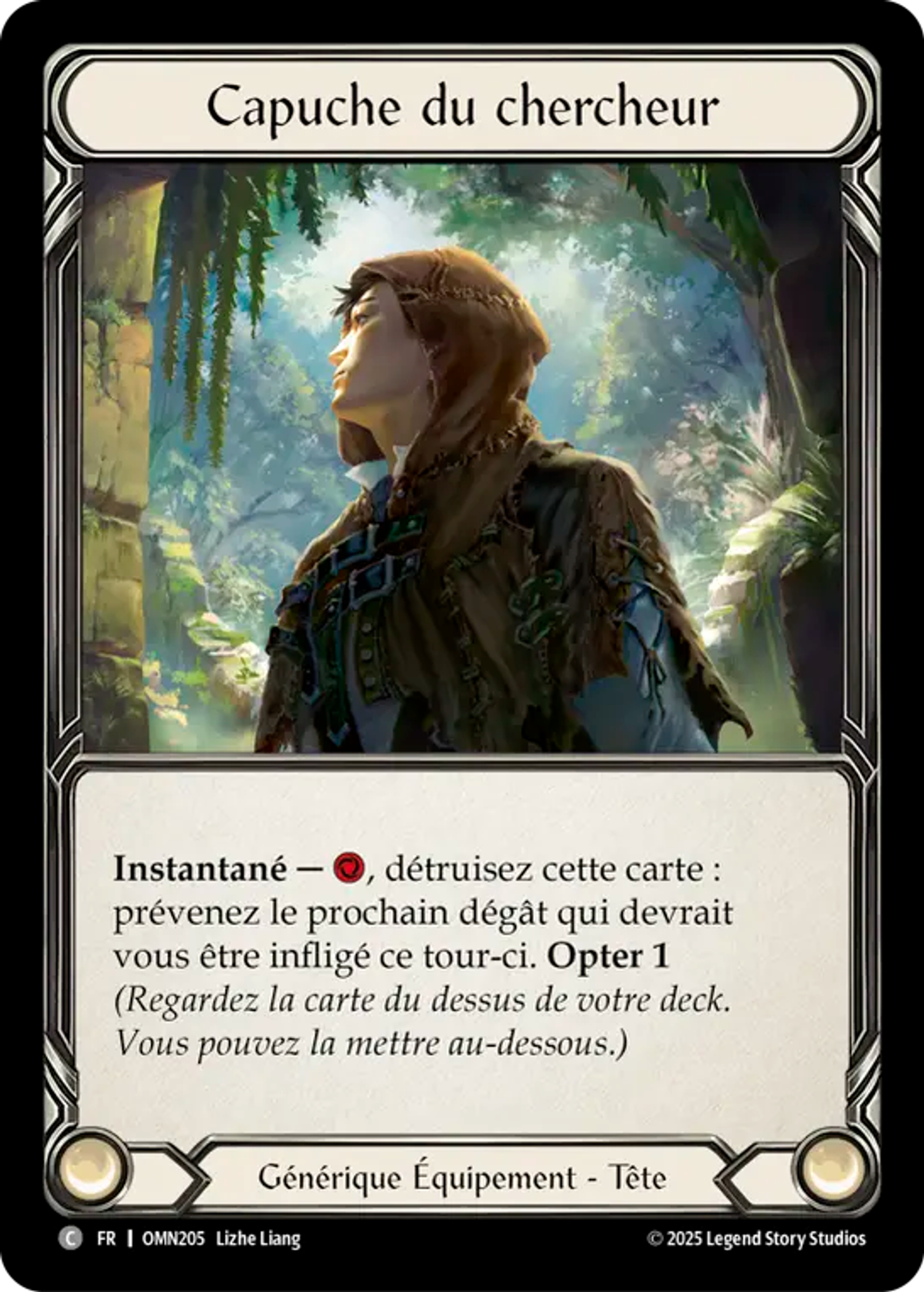 Capuche du chercheur — Omens of the Third Age — Flesh and Blood