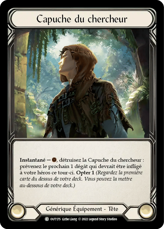 Capuche du chercheur — Outsiders — Flesh and Blood