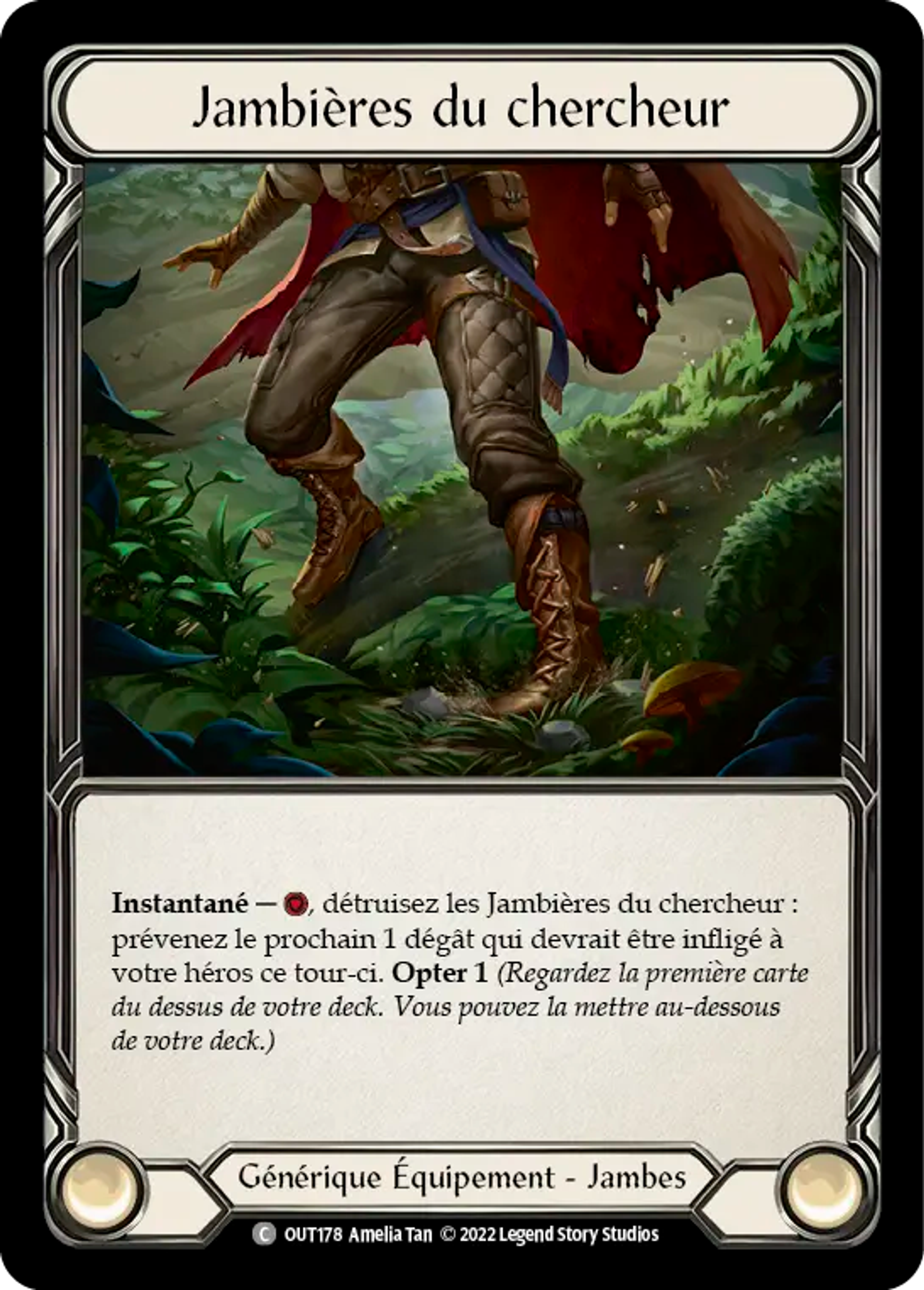 Jambières du chercheur — Outsiders — Flesh and Blood