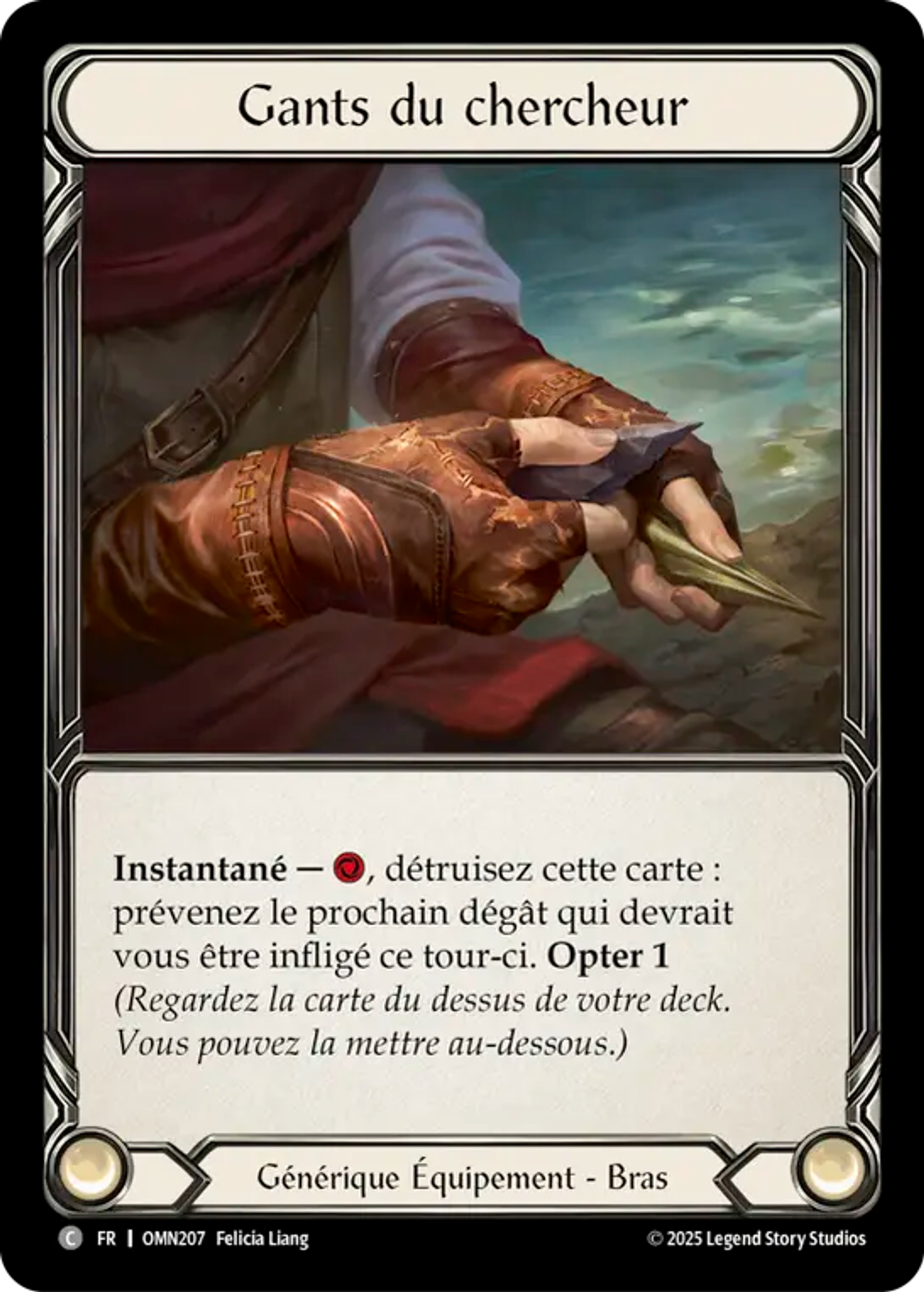 Gants du chercheur — Omens of the Third Age — Flesh and Blood