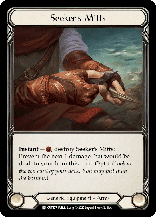 Seeker's Mitts — Outsiders — Flesh and Blood