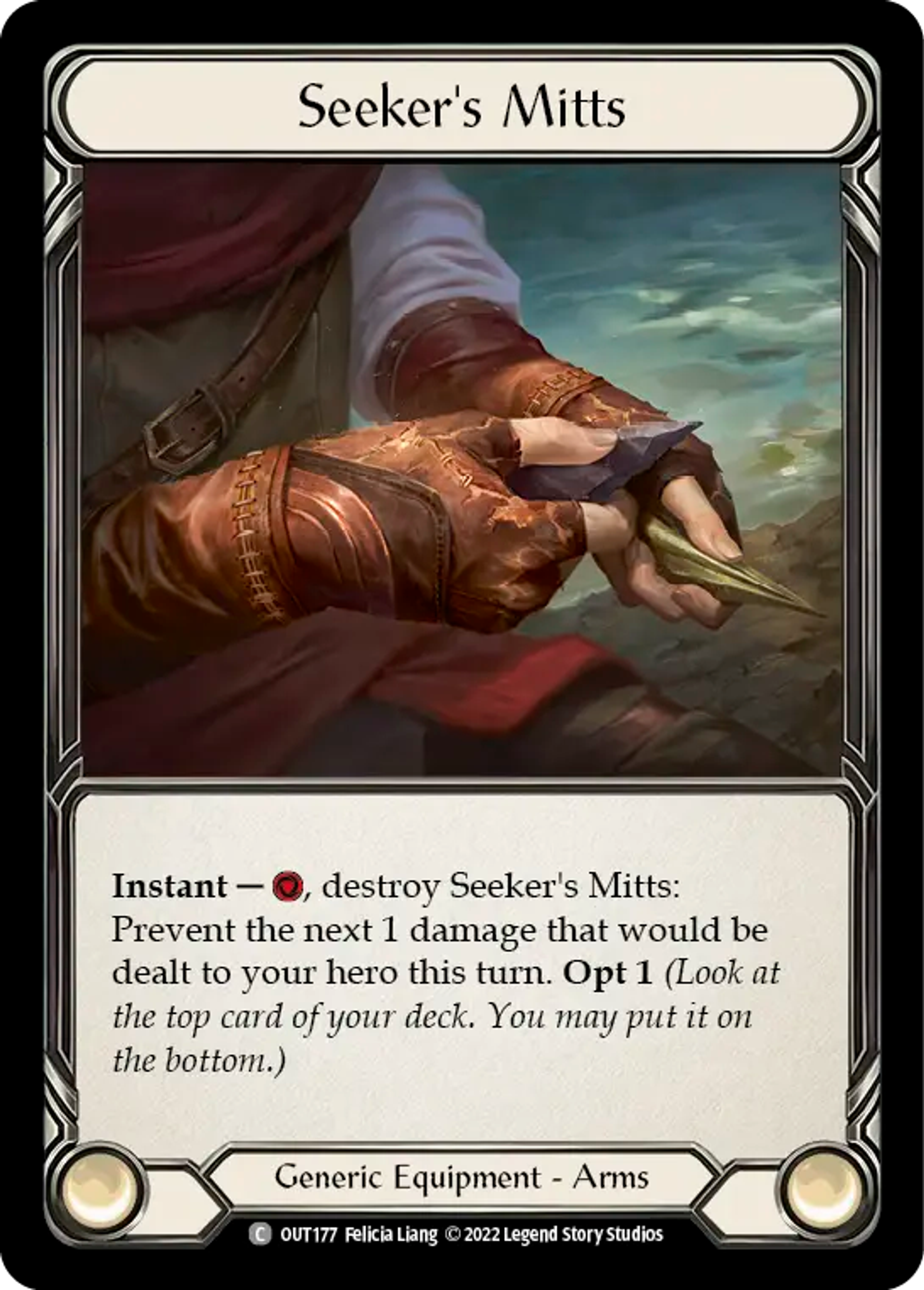 Seeker's Mitts — Outsiders — Flesh and Blood