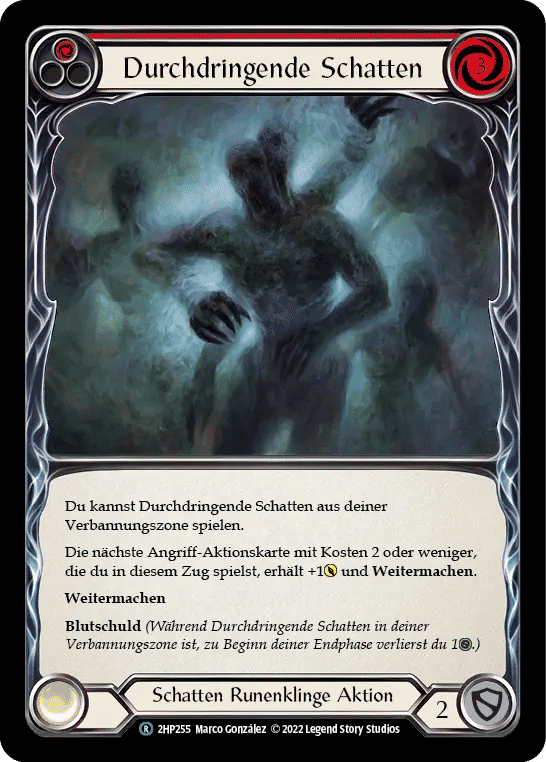 Seeping Shadows (Red) — History Pack 2 - Black Label — Flesh and Blood