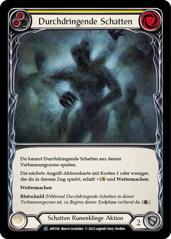 Seeping Shadows (Yellow) — History Pack 2 - Black Label — Flesh and Blood