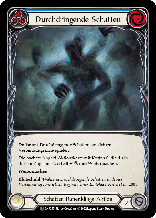 Seeping Shadows (Blue) — History Pack 2 - Black Label — Flesh and Blood