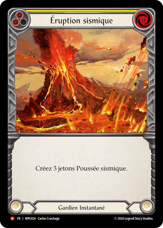 Éruption sismique — Mastery Pack Guardian — Flesh and Blood