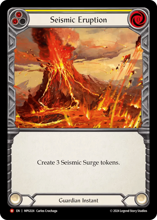 Seismic Eruption — Mastery Pack Guardian — Flesh and Blood