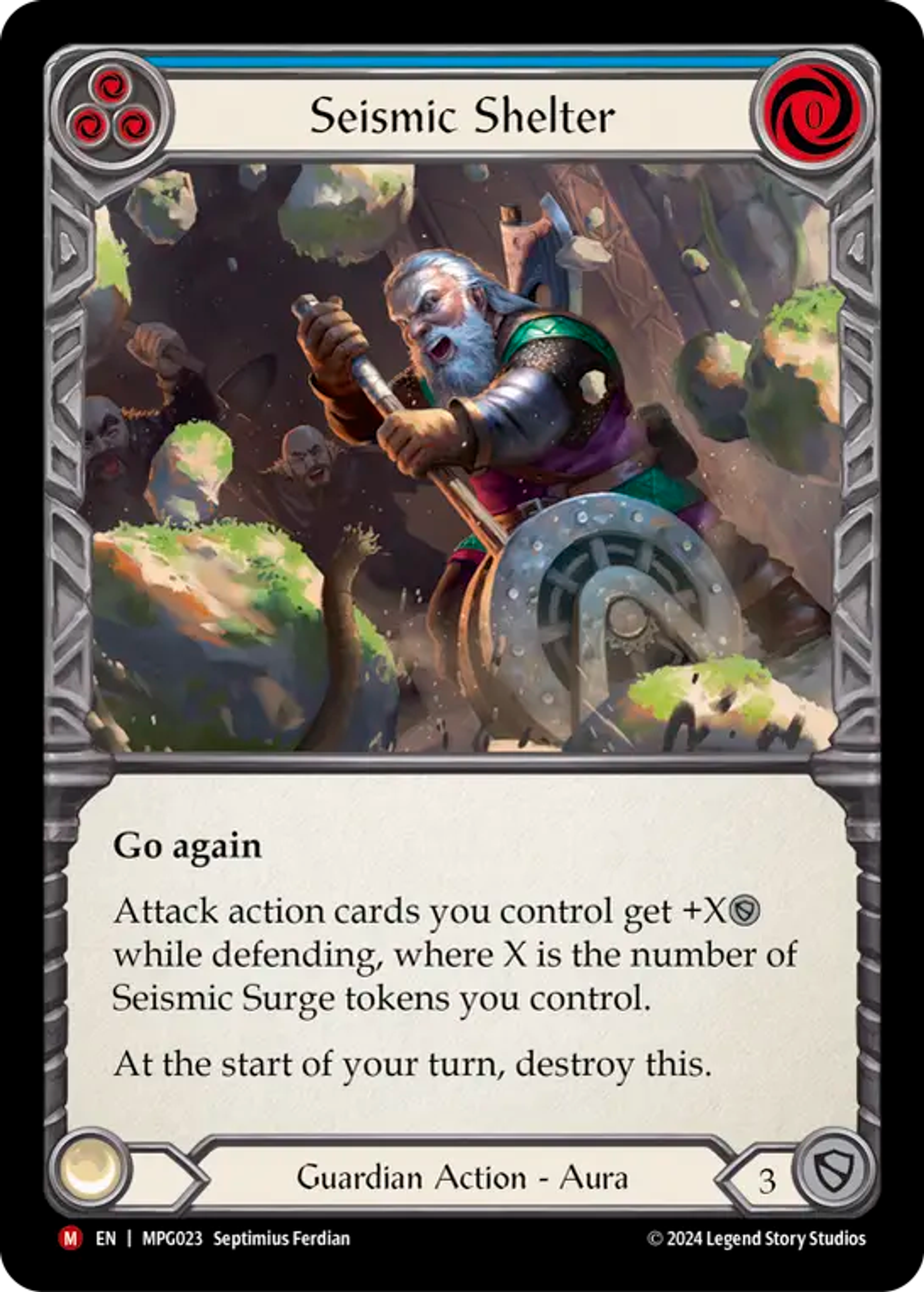 Seismic Shelter — Mastery Pack Guardian — Flesh and Blood