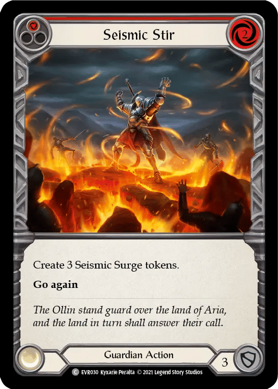 Seismic Stir (Red) — Everfest — Flesh and Blood
