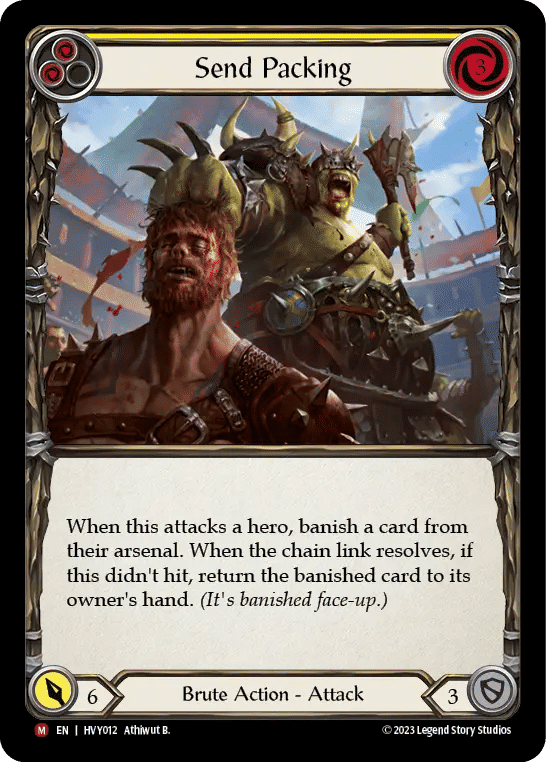 Send Packing — Heavy Hitters — Flesh and Blood