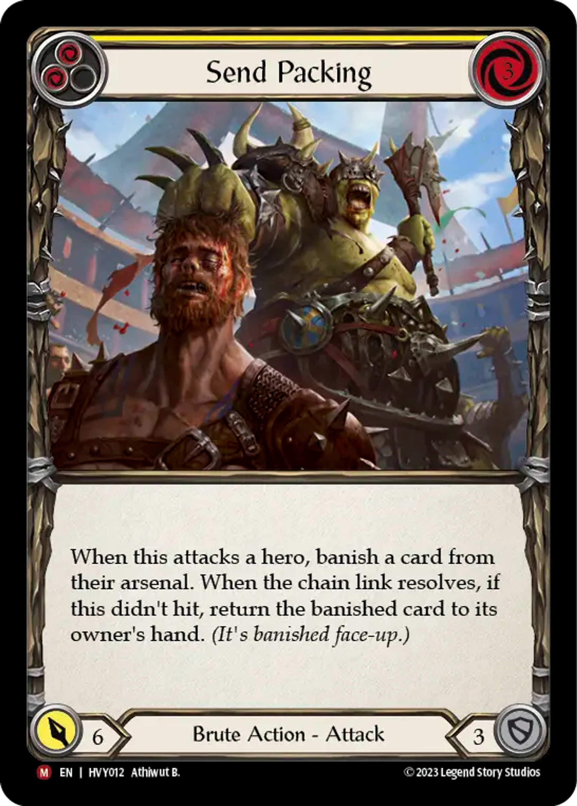 Send Packing — Heavy Hitters — Flesh and Blood