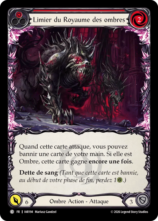 Limier du Royaume des ombres — Usurp the Shadow Throne — Flesh and Blood