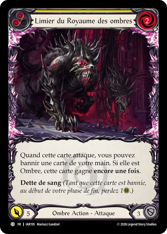 Limier du Royaume des ombres — Usurp the Shadow Throne — Flesh and Blood