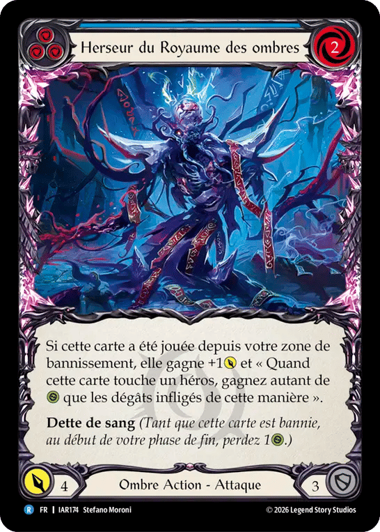 Herseur du Royaume des ombres — Usurp the Shadow Throne — Flesh and Blood