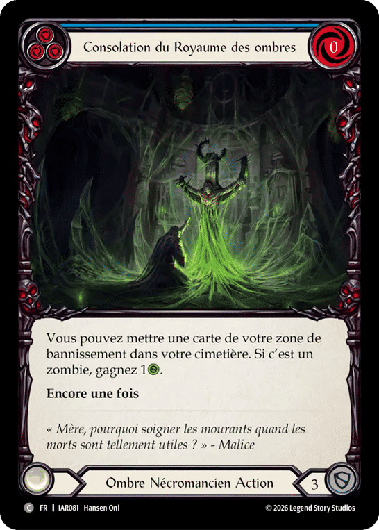 Consolation du Royaume des ombres — Usurp the Shadow Throne — Flesh and Blood